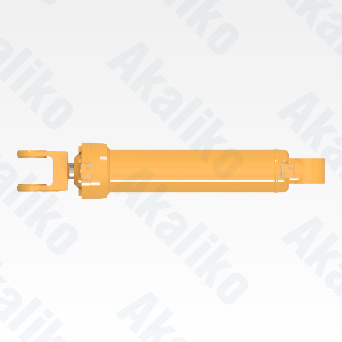 Top view of replacement lift hydraulic cylinder for Caterpillar 980H wheel loader, OEM part number 111-8181