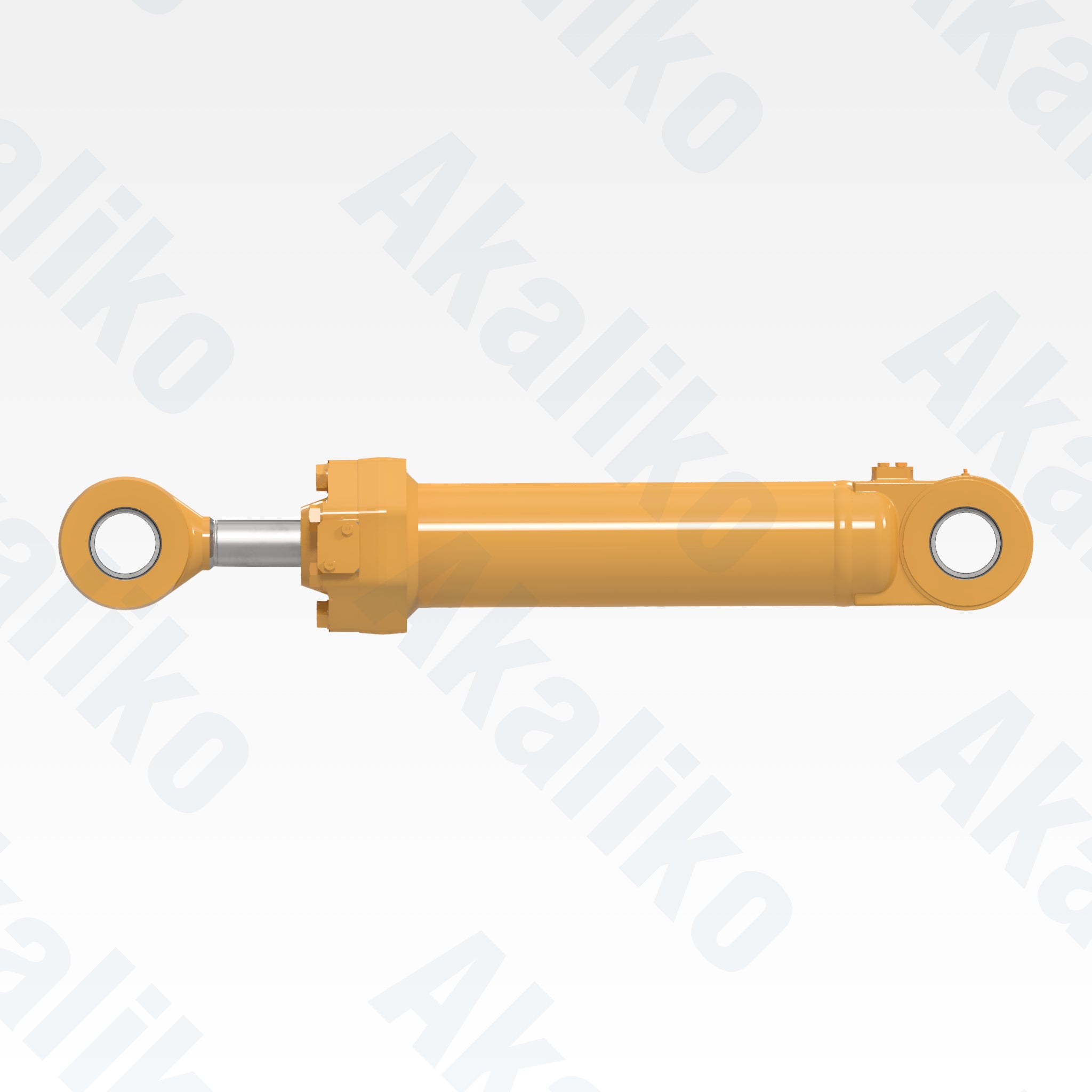 Side view of replacement tilt hydraulic cylinder for Caterpillar 980H wheel loader, OEM part number 112-5003