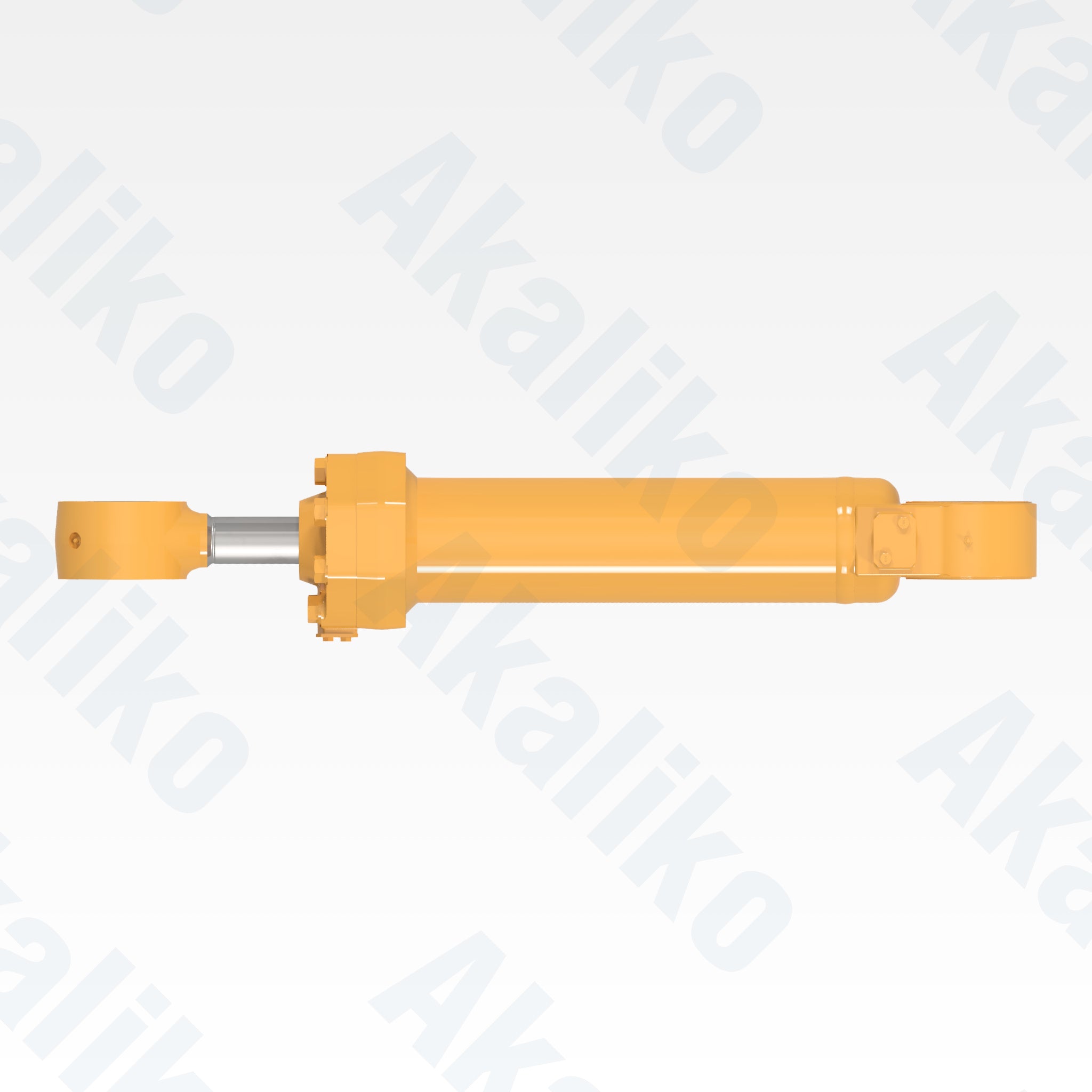 Top view of replacement tilt hydraulic cylinder for Caterpillar 980H wheel loader, OEM part number 112-5003