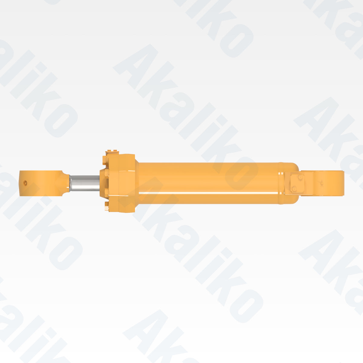 Top view of replacement tilt hydraulic cylinder for Caterpillar 980H wheel loader, OEM part number 112-5004