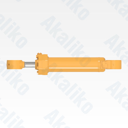 Top view of replacement tilt hydraulic cylinder for Caterpillar 980H wheel loader, OEM part number 112-5004