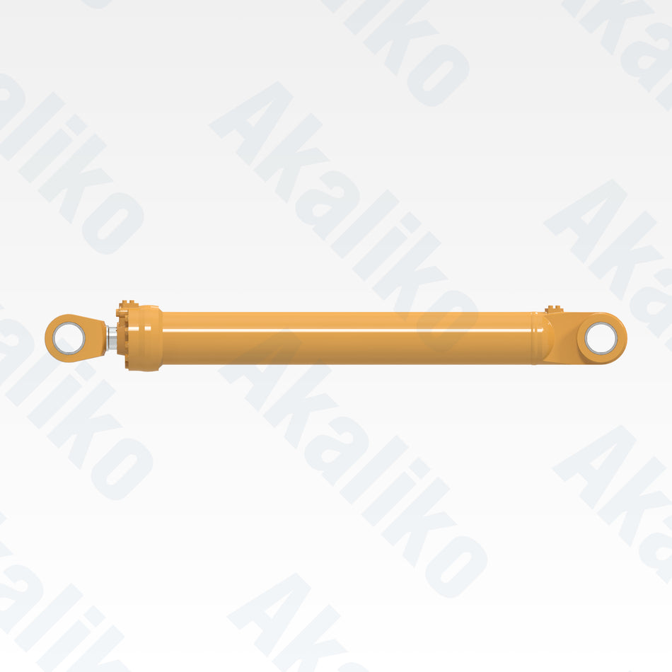Side view of replacement tilt hydraulic cylinder for Caterpillar 988G wheel loader, OEM part number 231-1955