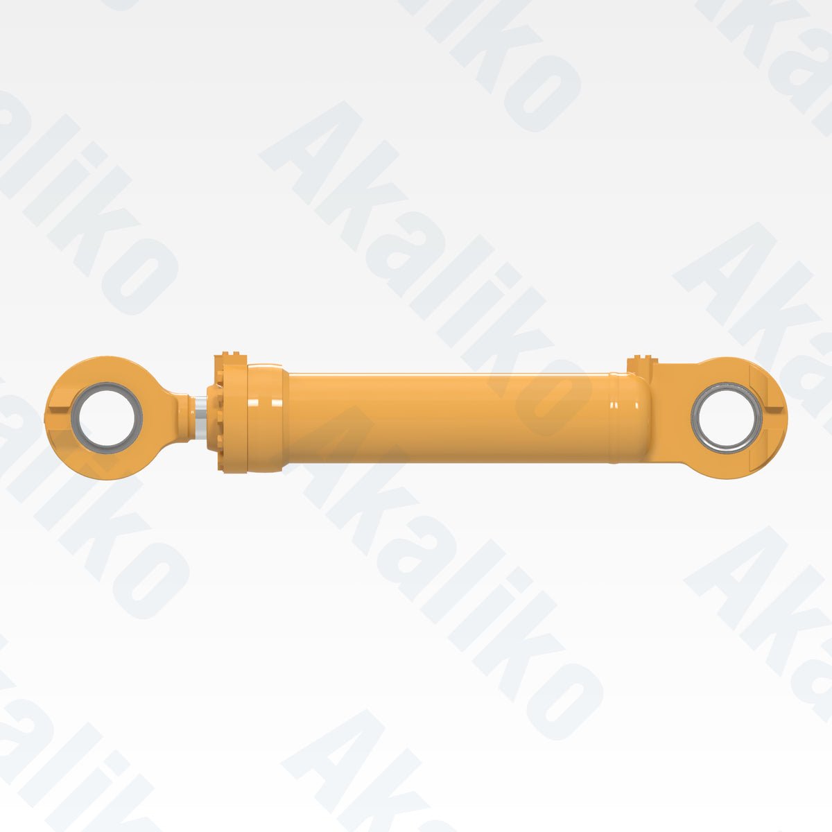 Side view of replacement boom lift hydraulic cylinder for Caterpillar 988H wheel loader, OEM part number 173-8612