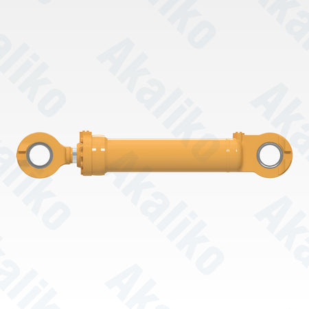 Side view of replacement boom lift hydraulic cylinder for Caterpillar 988H wheel loader, OEM part number 173-8612