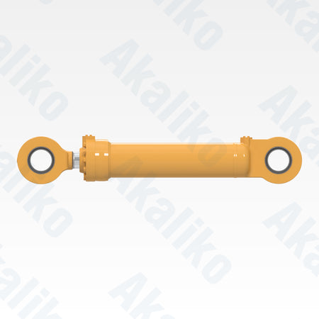 Side view of replacement boom lift hydraulic cylinder for Caterpillar 988H wheel loader, OEM part number 173-8613