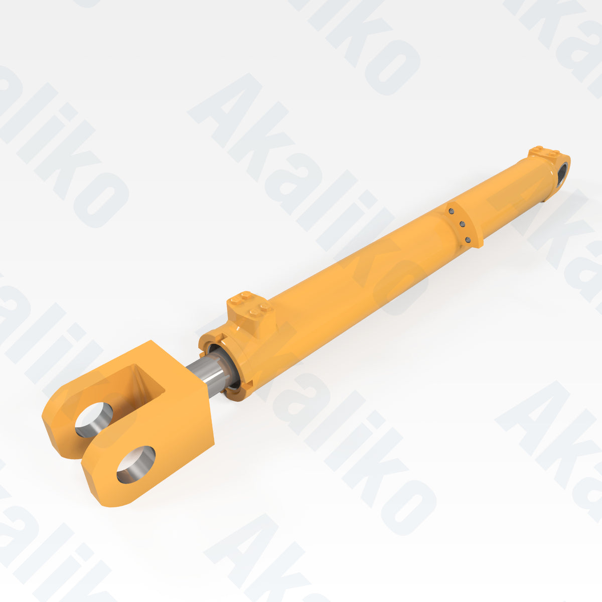 Replacement steering hydraulic cylinder for Caterpillar 988H wheel loader, OEM part number 259-4733, aftermarket heavy equipment parts