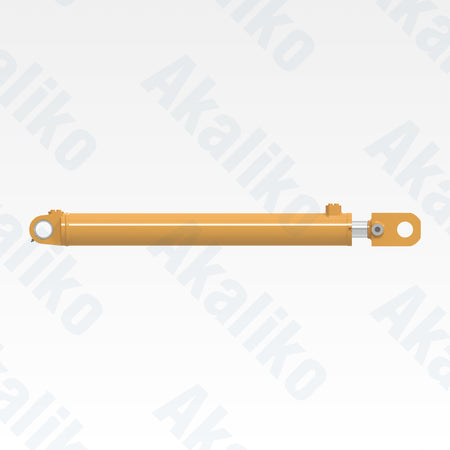 Side view of replacement steering hydraulic cylinder for Caterpillar 988H wheel loader, OEM part number 288-0568