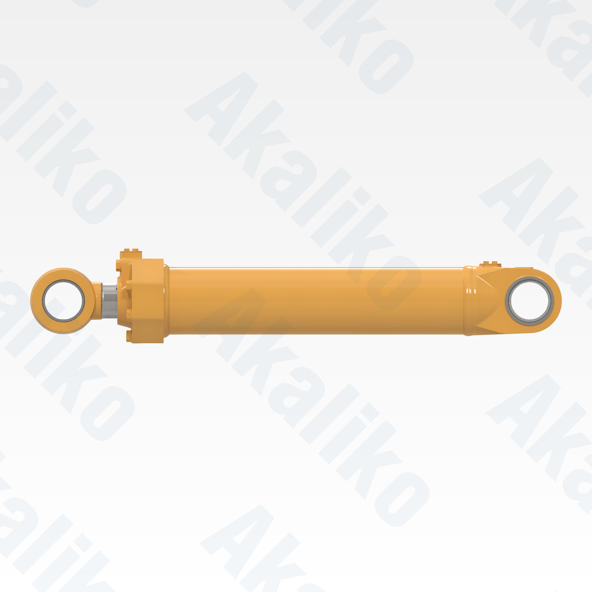 Side view of replacement boom lift hydraulic cylinder for Caterpillar 990H wheel loader, OEM part number 4Z-6390