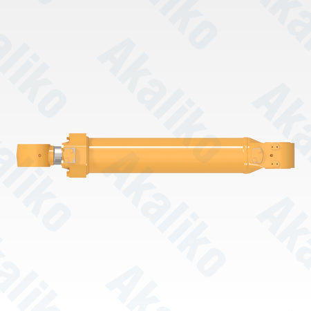 Top view of replacement boom lift hydraulic cylinder for Caterpillar 990H wheel loader, OEM part number 4Z-6390