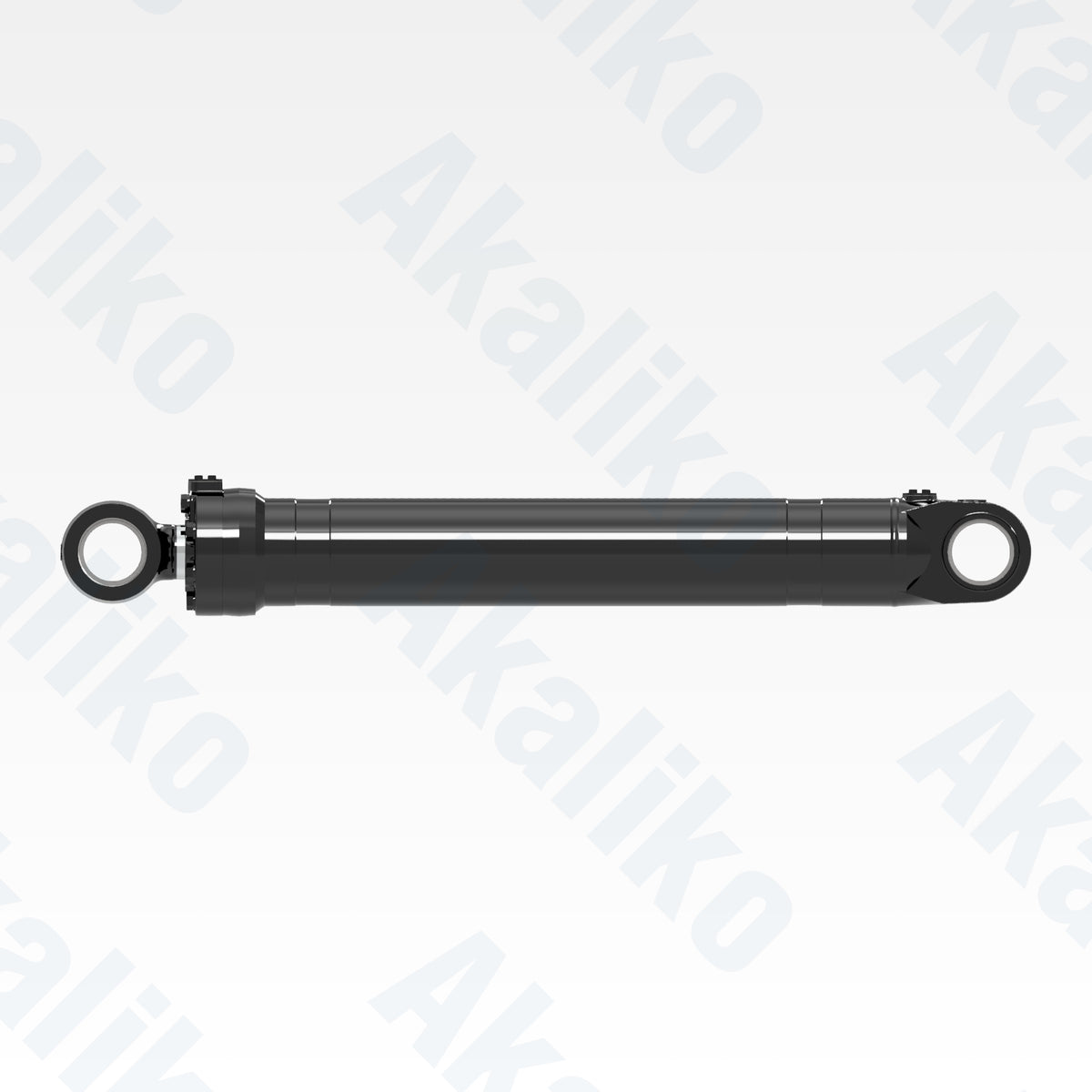 Side view of replacement lift hydraulic cylinder for Caterpillar 992 wheel loader, OEM part number 550-6003