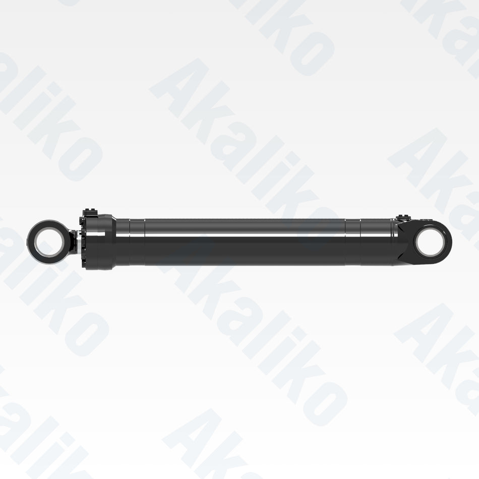 Side view of replacement lift hydraulic cylinder for Caterpillar 992 wheel loader, OEM part number 550-6003
