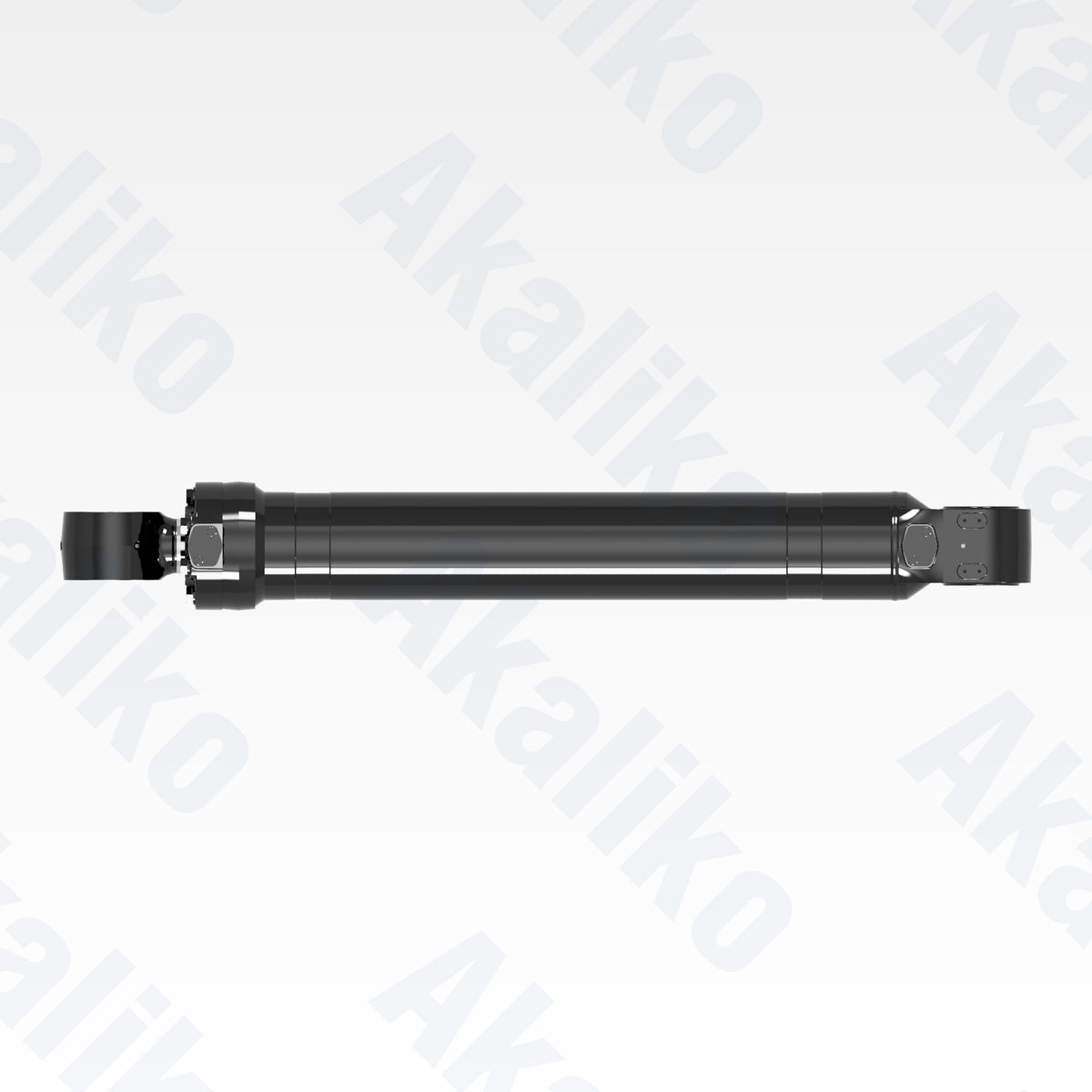 Top view of replacement lift hydraulic cylinder for Caterpillar 992 wheel loader, OEM part number 550-6003