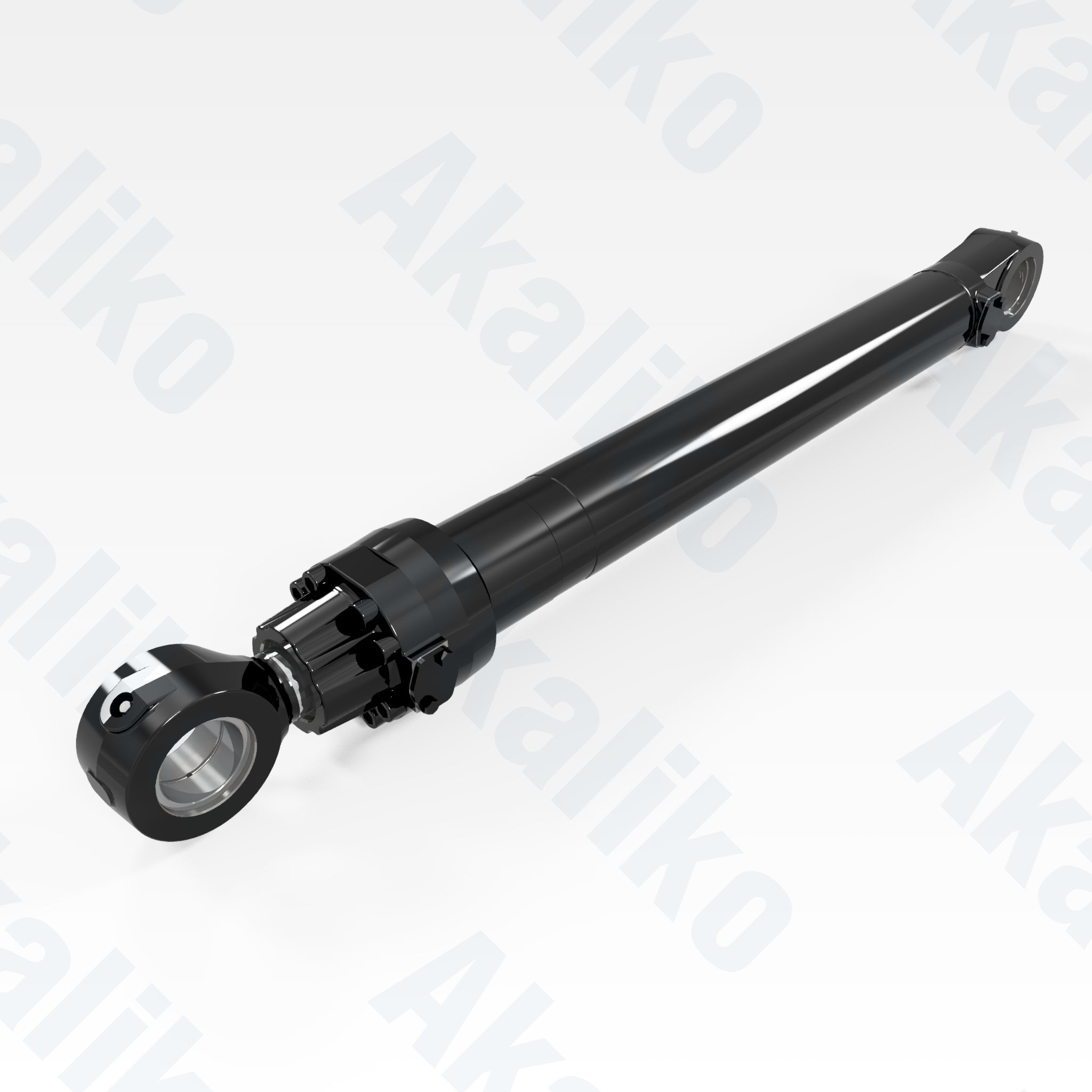 Replacement steering hydraulic cylinder for Caterpillar 992 wheel loader, OEM part number 553-4093, aftermarket heavy equipment parts