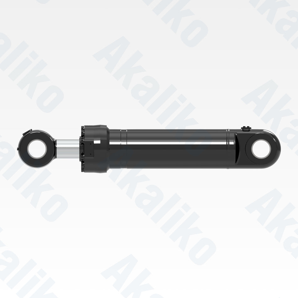 Side view of replacement tilt hydraulic cylinder for Caterpillar 992 wheel loader, OEM part number 550-2935