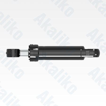 Top view of replacement tilt hydraulic cylinder for Caterpillar 992 wheel loader, OEM part number 550-2935