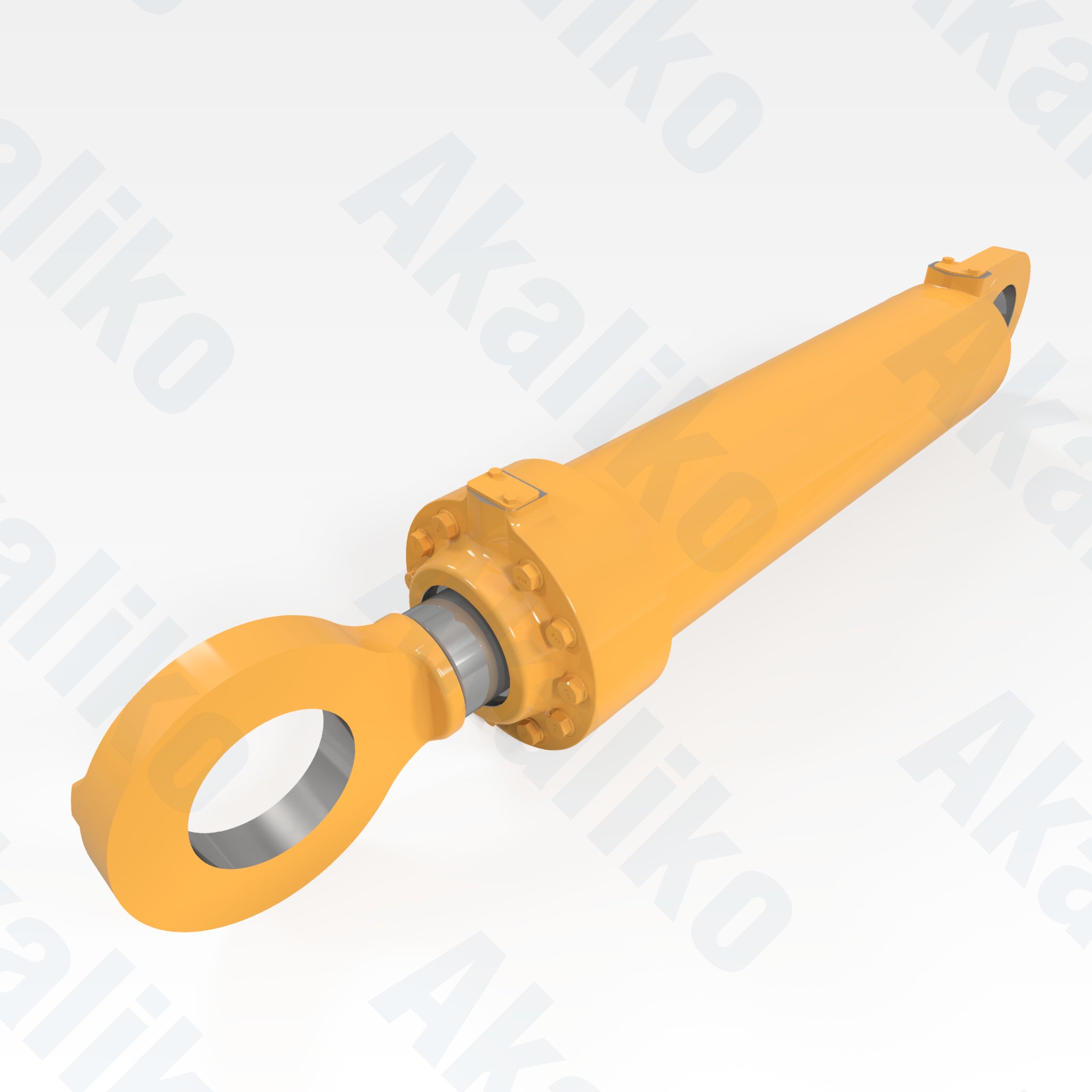 Replacement boom lift hydraulic cylinder for Caterpillar 992K wheel loader, OEM part number 271-1716, aftermarket heavy equipment parts