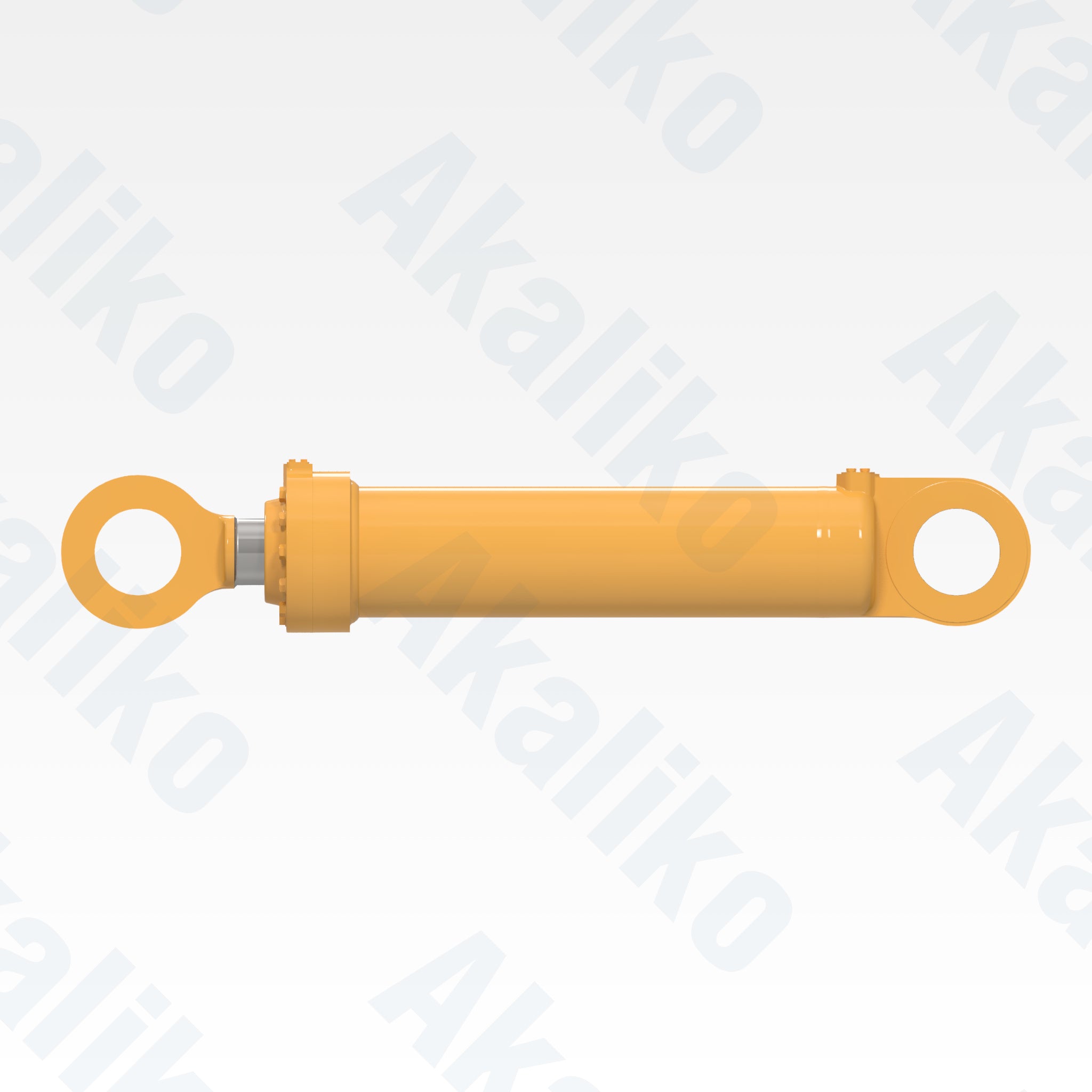 Side view of replacement boom lift hydraulic cylinder for Caterpillar 992K wheel loader, OEM part number 271-1716