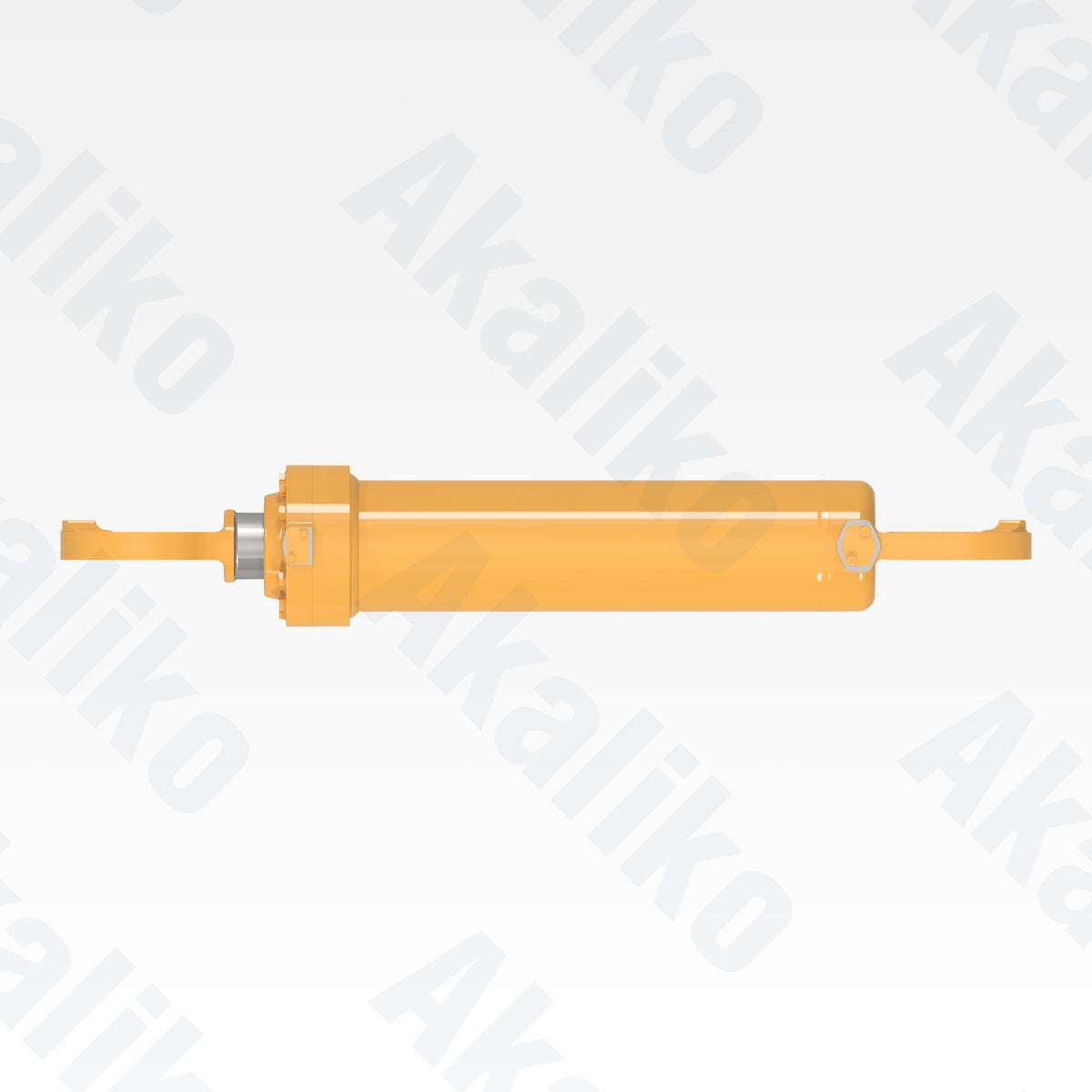 Top view of replacement boom lift hydraulic cylinder for Caterpillar 992K wheel loader, OEM part number 271-1716