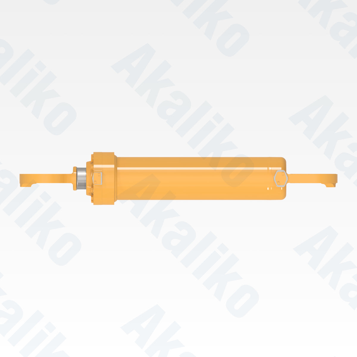Top view of replacement boom lift hydraulic cylinder for Caterpillar 992K wheel loader, OEM part number 271-1717