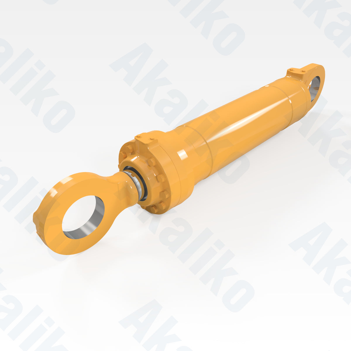 Replacement boom lift hydraulic cylinder for Caterpillar 992K wheel loader, OEM part number 491-5803, aftermarket heavy equipment parts