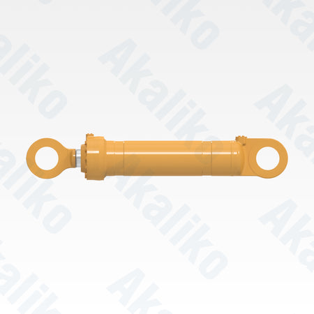 Side view of replacement boom lift hydraulic cylinder for Caterpillar 992K wheel loader, OEM part number 491-5803