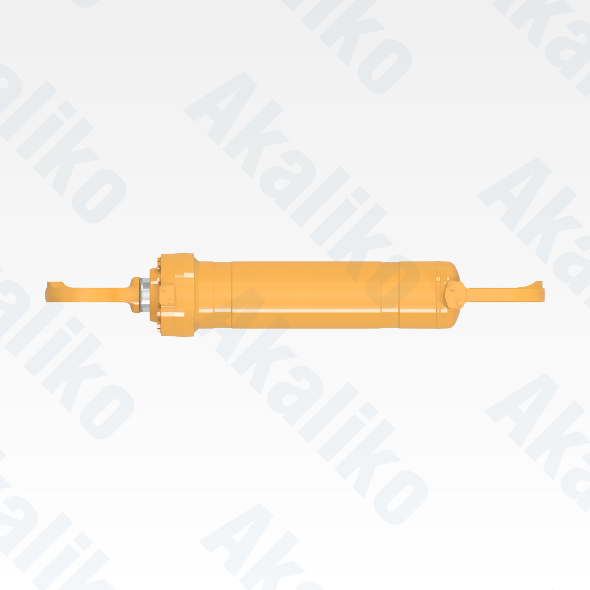 Top view of replacement boom lift hydraulic cylinder for Caterpillar 992K wheel loader, OEM part number 491-5803