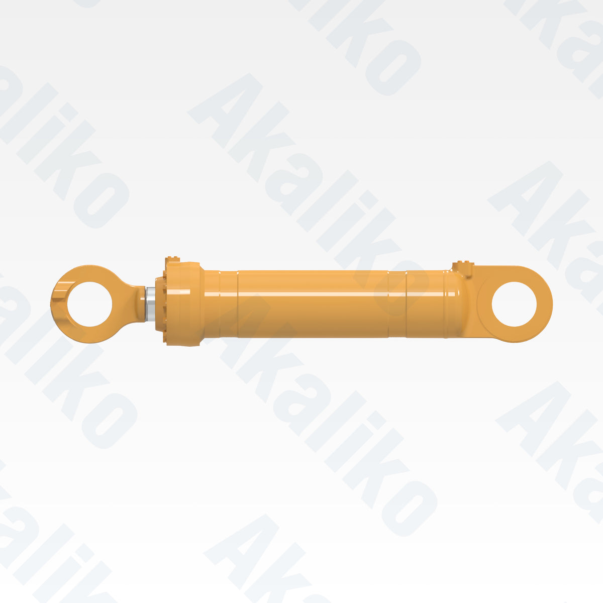 Side view of replacement boom lift hydraulic cylinder for Caterpillar 992K wheel loader, OEM part number 491-5804