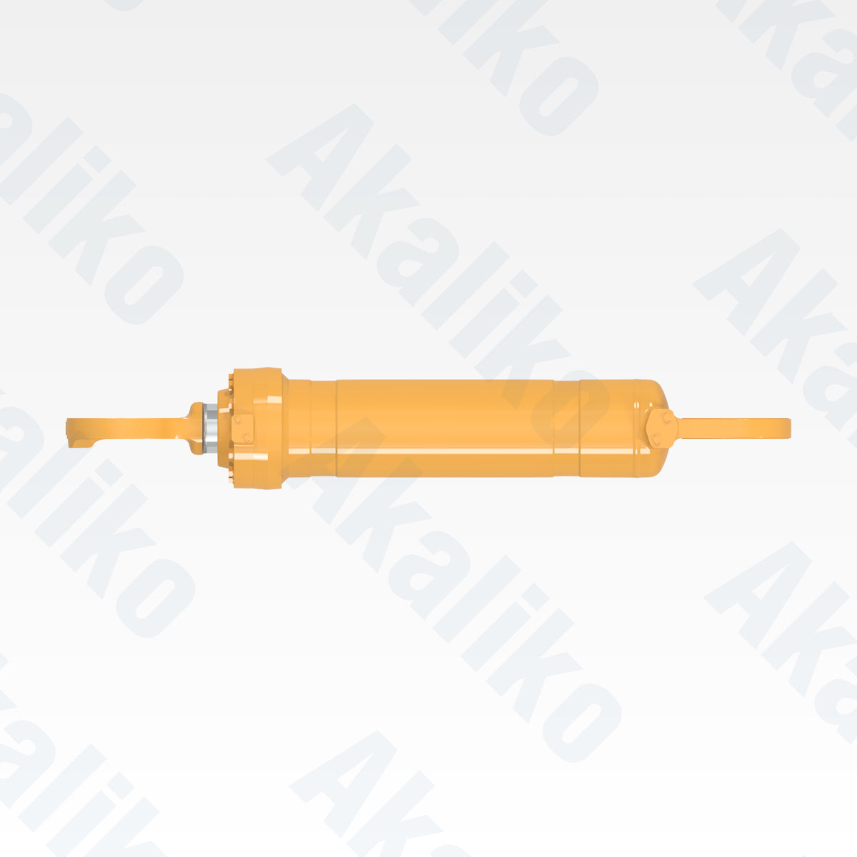 Top view of replacement boom lift hydraulic cylinder for Caterpillar 992K wheel loader, OEM part number 491-5804