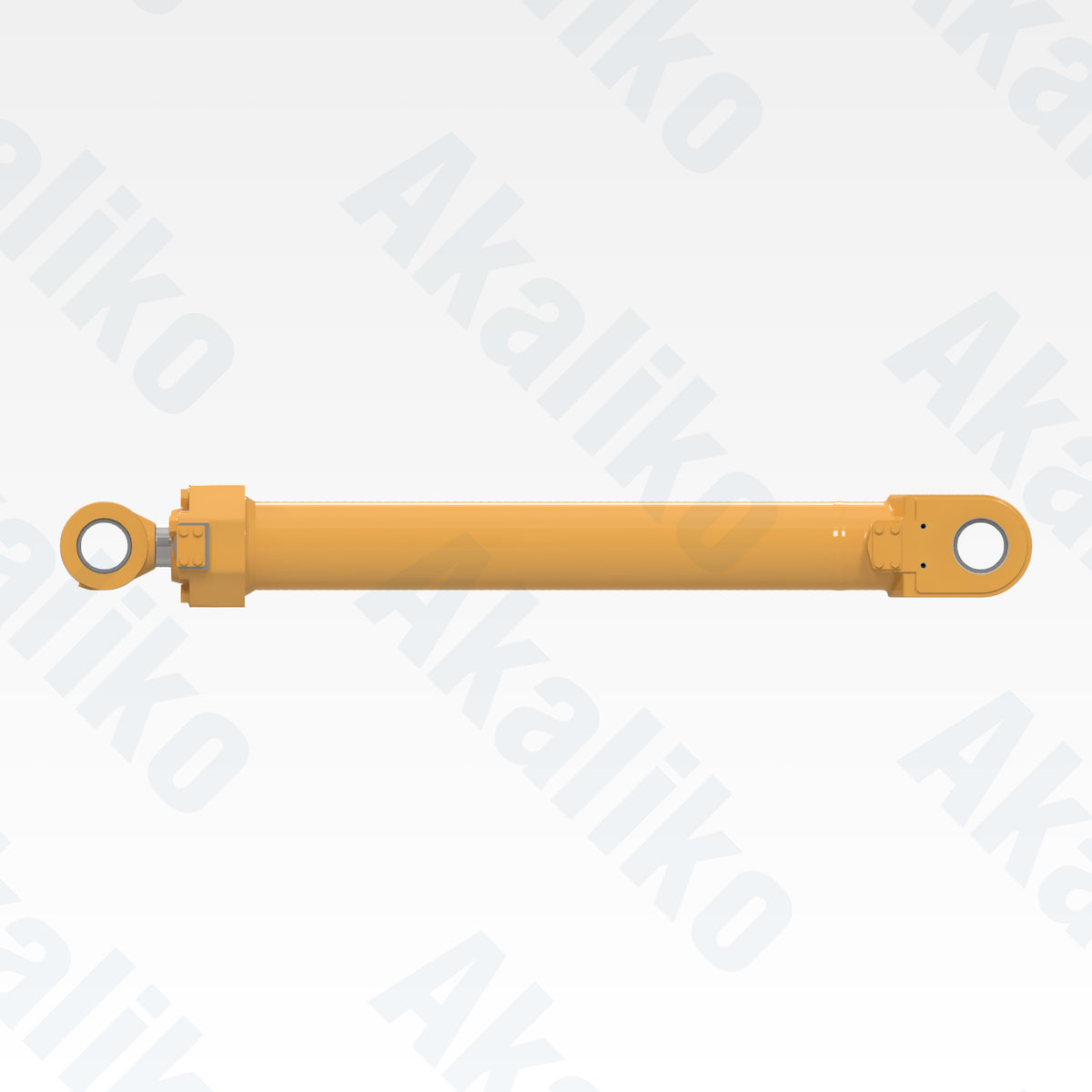 Side view of replacement steering hydraulic cylinder for Caterpillar 854G/854K/992K wheel loader, OEM part number 157-1352