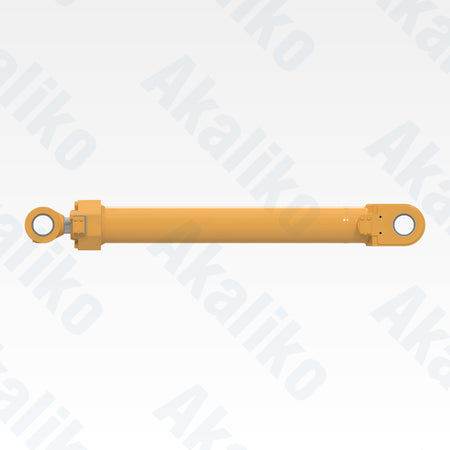Side view of replacement steering hydraulic cylinder for Caterpillar 854G/854K/992K wheel loader, OEM part number 157-1352