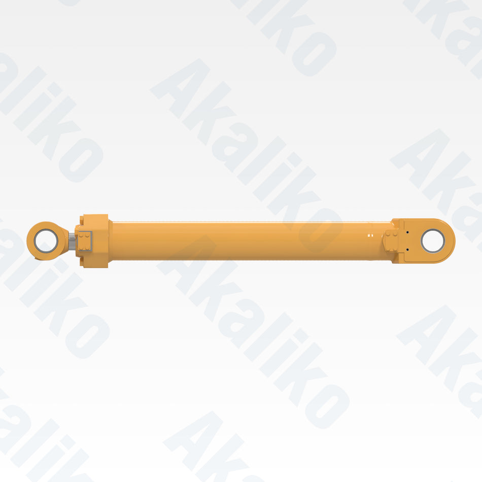Side view of replacement steering hydraulic cylinder for Caterpillar 854G/854K/992K wheel loader, OEM part number 157-1352