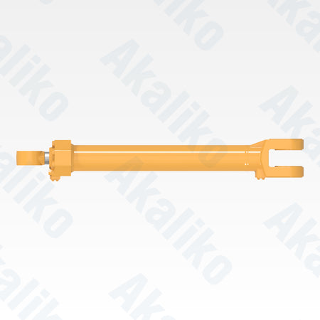 Top view of replacement steering hydraulic cylinder for Caterpillar 854G/854K/992K wheel loader, OEM part number 157-1352