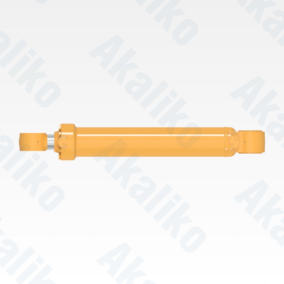 Top view of replacement boom lift hydraulic cylinder for Caterpillar 993K wheel loader, OEM part number 491-5810