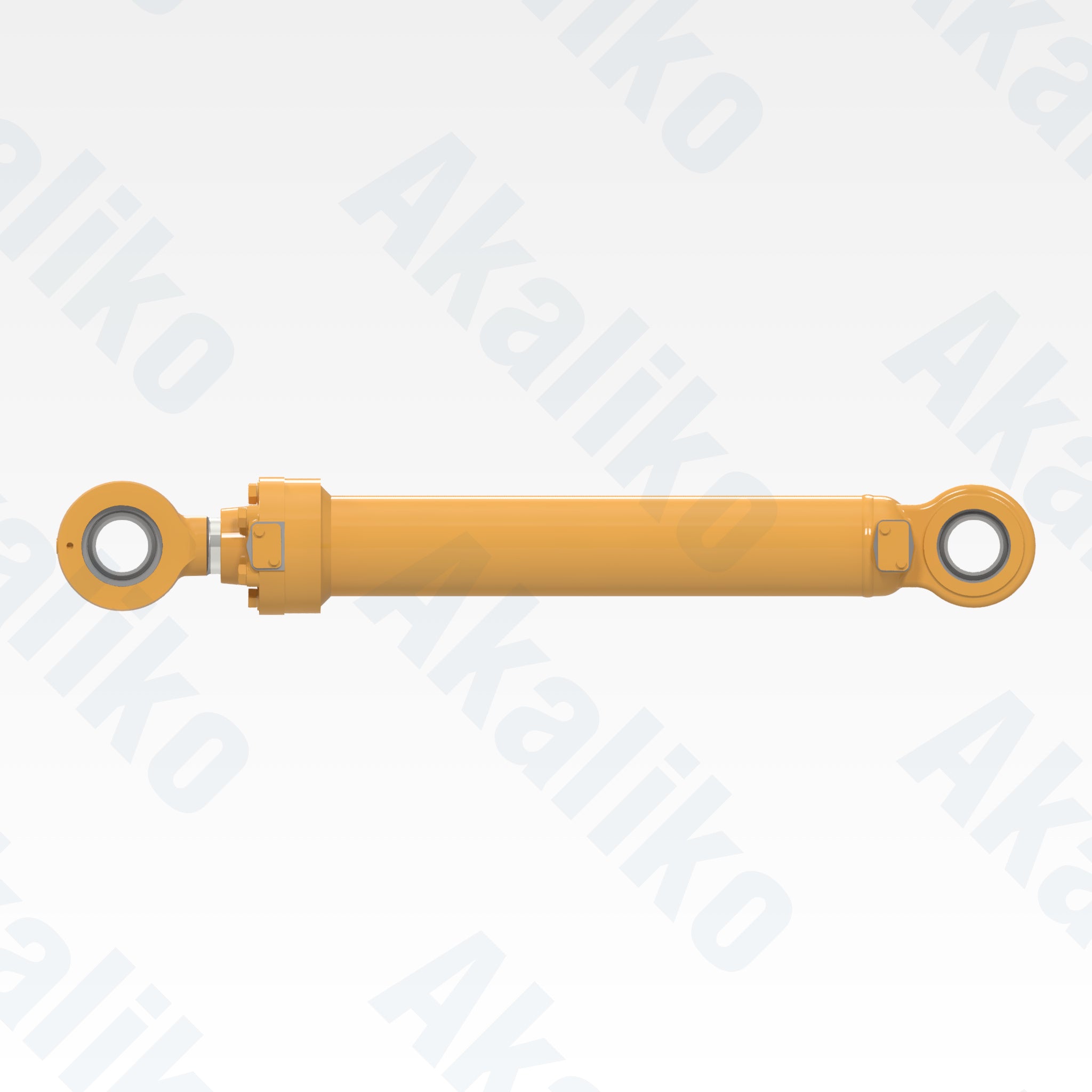 Side view of replacement steering hydraulic cylinder for Caterpillar 993K wheel loader, OEM part number 362-3558