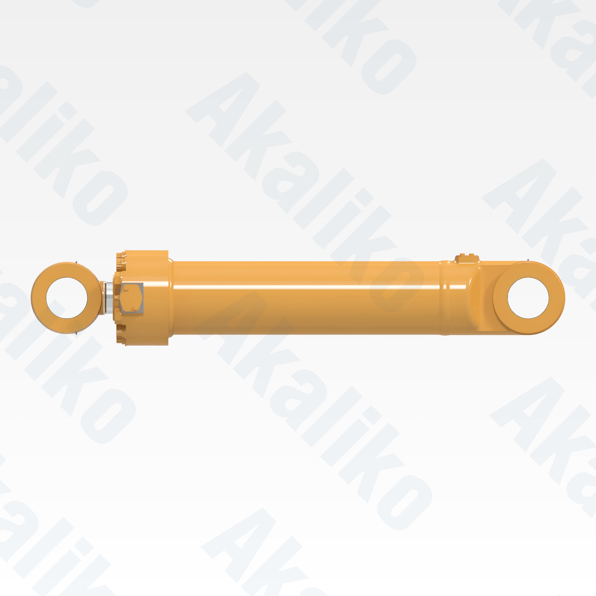 Side view of replacement tilt hydraulic cylinder for Caterpillar 993K wheel loader, OEM part number 451-9081