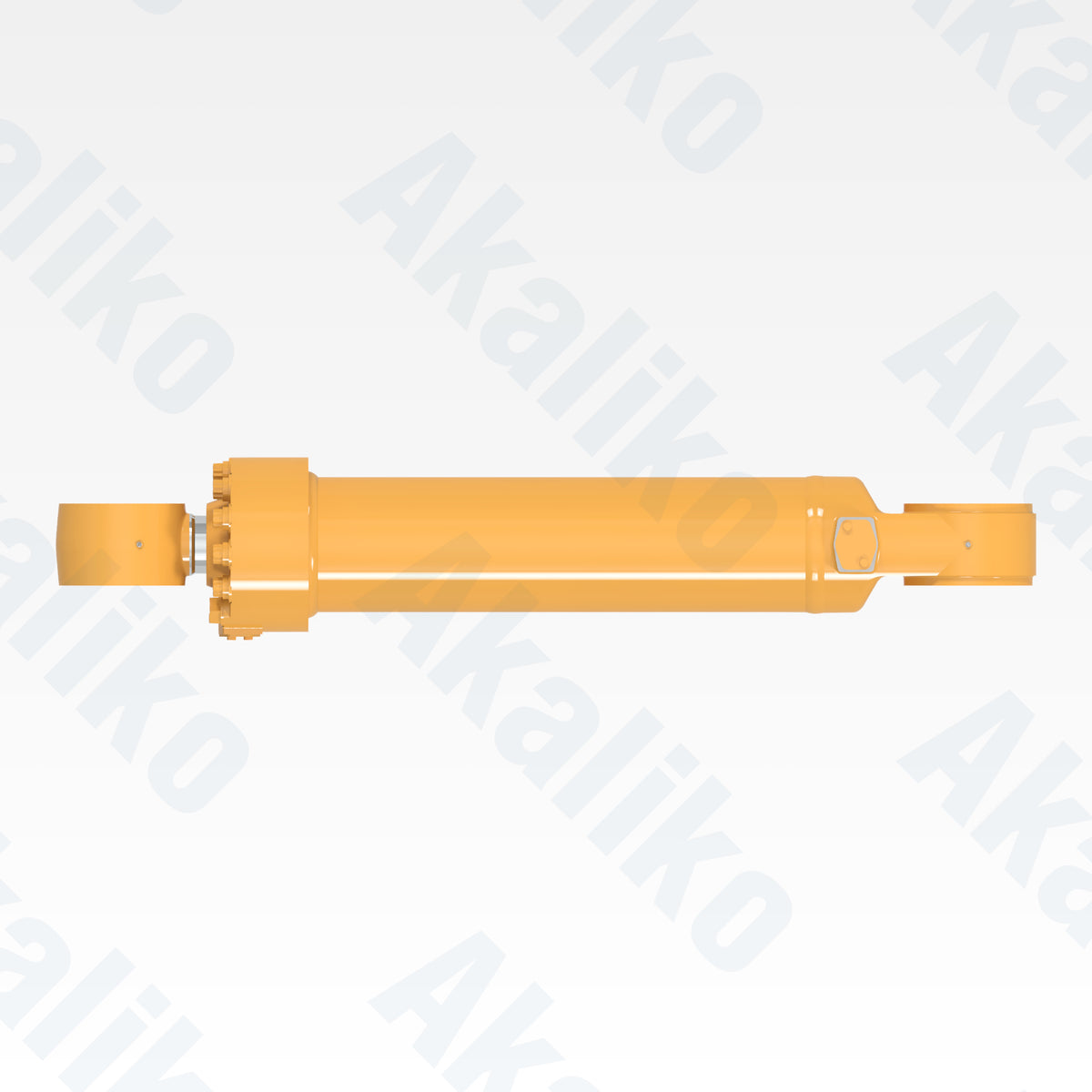 Top view of replacement tilt hydraulic cylinder for Caterpillar 993K wheel loader, OEM part number 451-9081