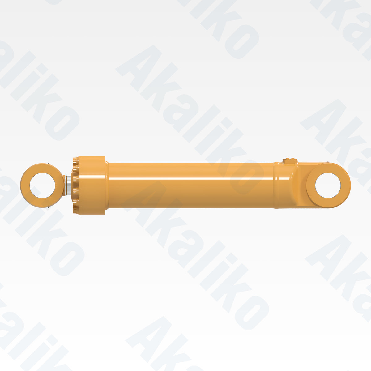 Side view of replacement tilt hydraulic cylinder for Caterpillar 993K wheel loader, OEM part number 451-9082