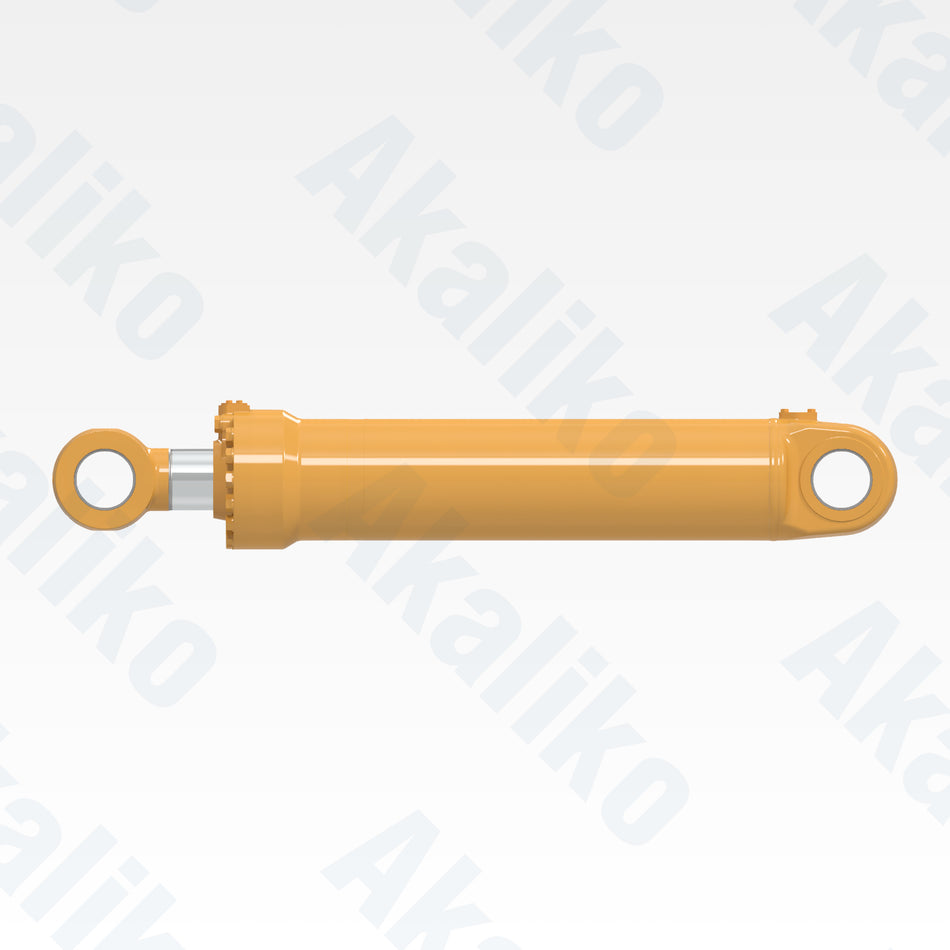 Side view of replacement boom lift hydraulic cylinder for Caterpillar 994F wheel loader, OEM part number 564-4353
