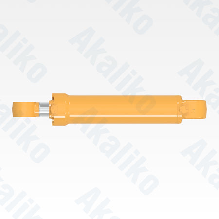 Top view of replacement boom lift hydraulic cylinder for Caterpillar 994F wheel loader, OEM part number 564-4353