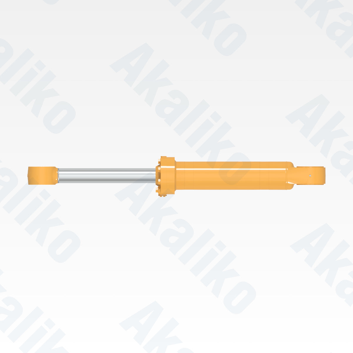 Top view of replacement tilt hydraulic cylinder for Caterpillar 994F wheel loader, OEM part number 568-6023