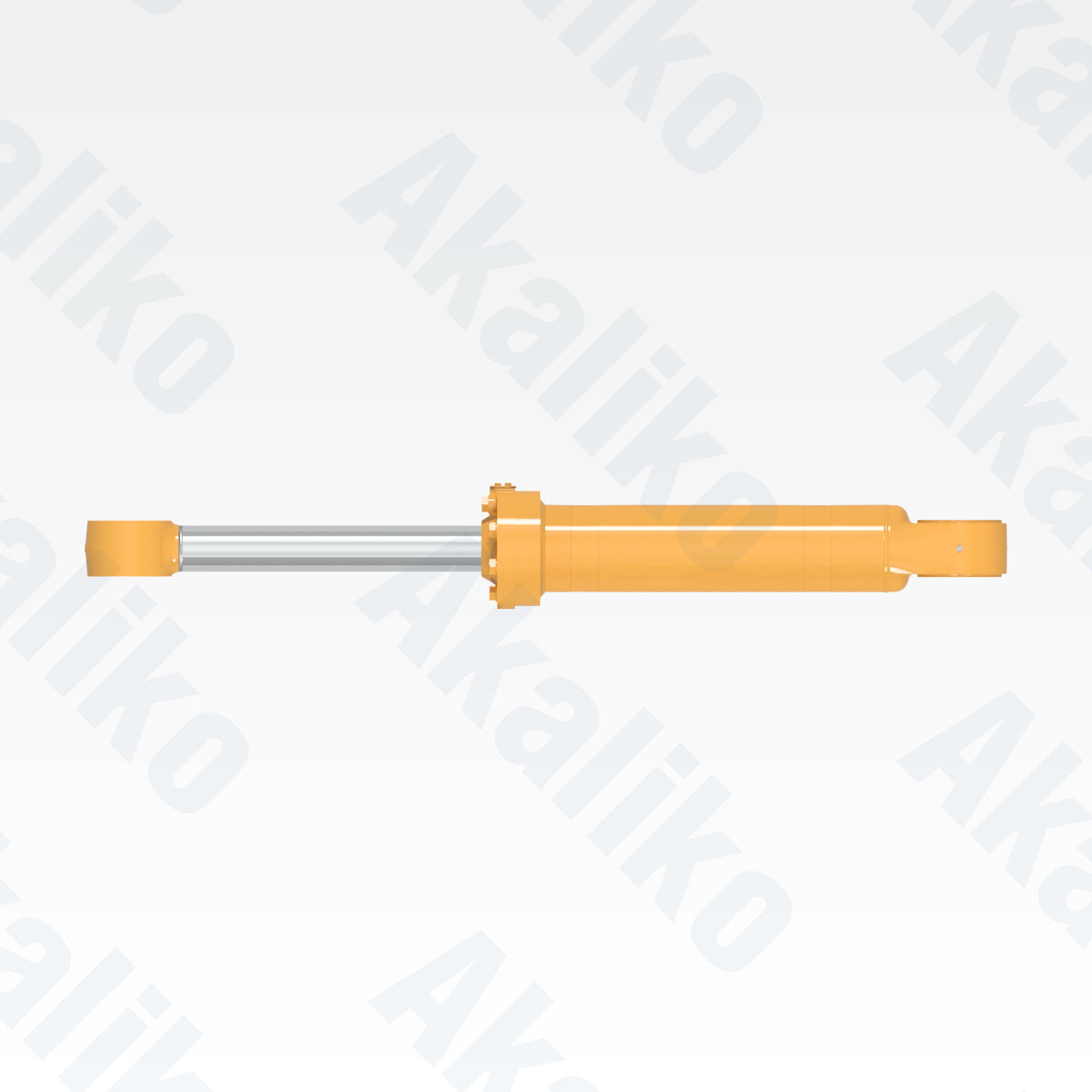 Top view of replacement tilt hydraulic cylinder for Caterpillar 994F wheel loader, OEM part number 568-6027