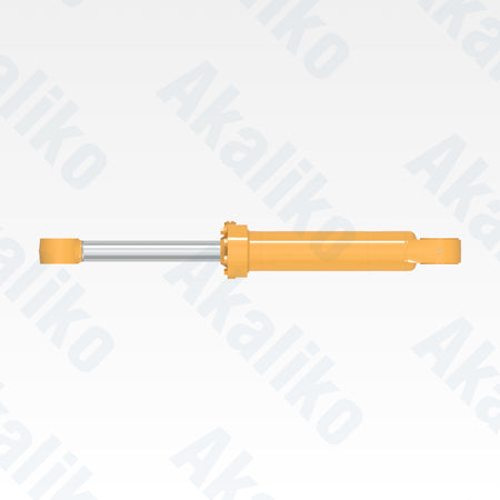 Top view of replacement tilt hydraulic cylinder for Caterpillar 994F wheel loader, OEM part number 568-6027