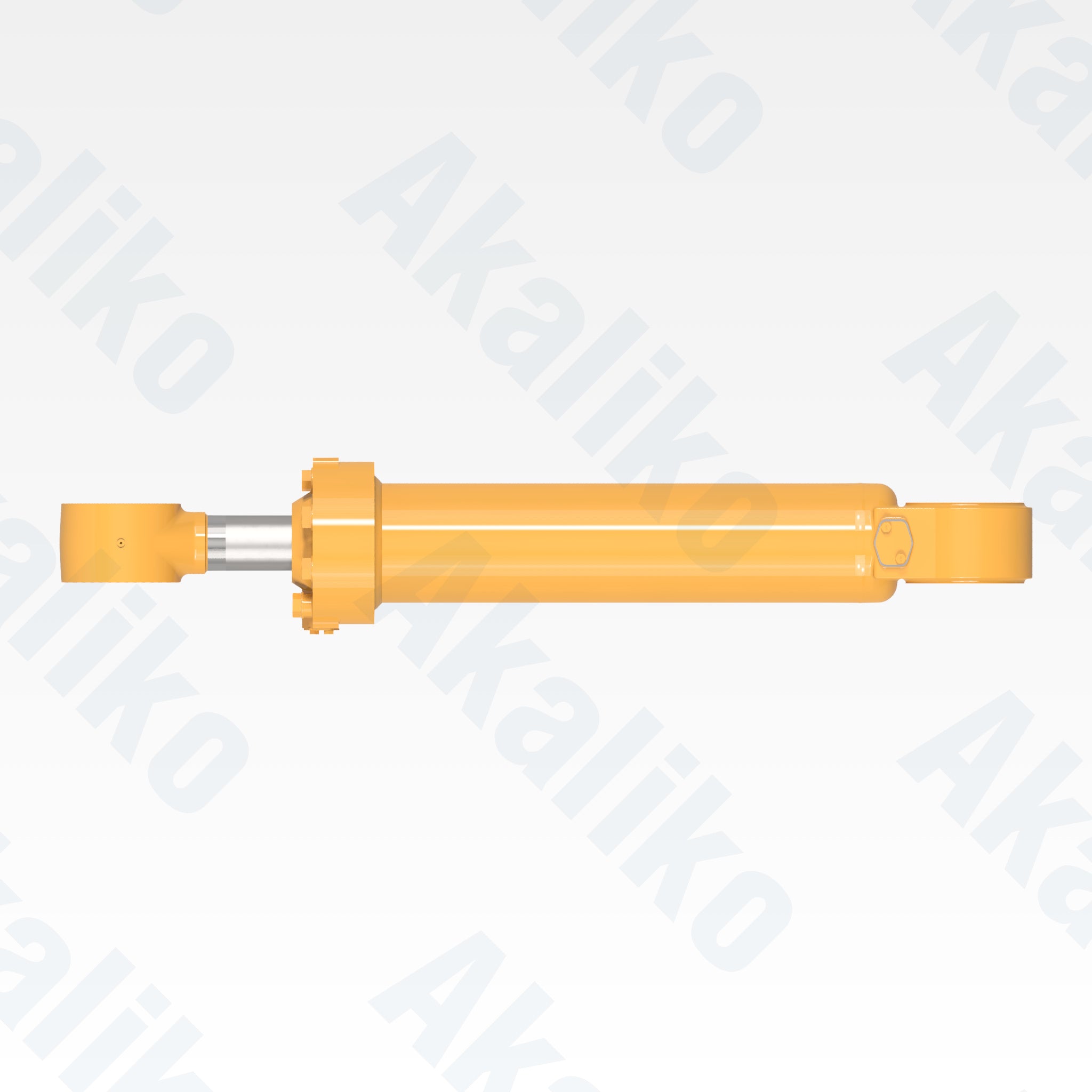 Top view of replacement tilt hydraulic cylinder for Caterpillar 994H wheel loader, OEM part number 353-3912