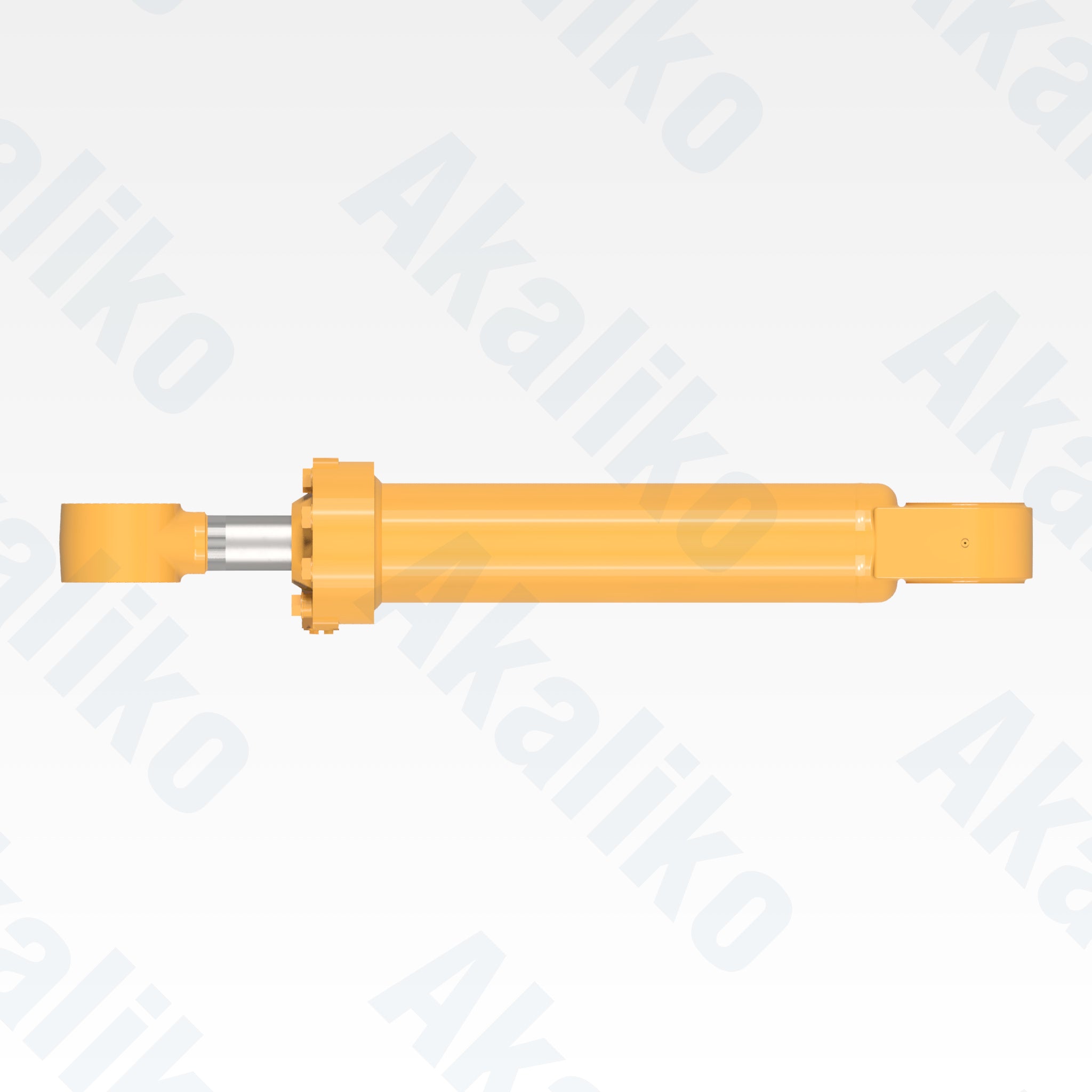 Top view of replacement tilt hydraulic cylinder for Caterpillar 994H wheel loader, OEM part number 353-3913