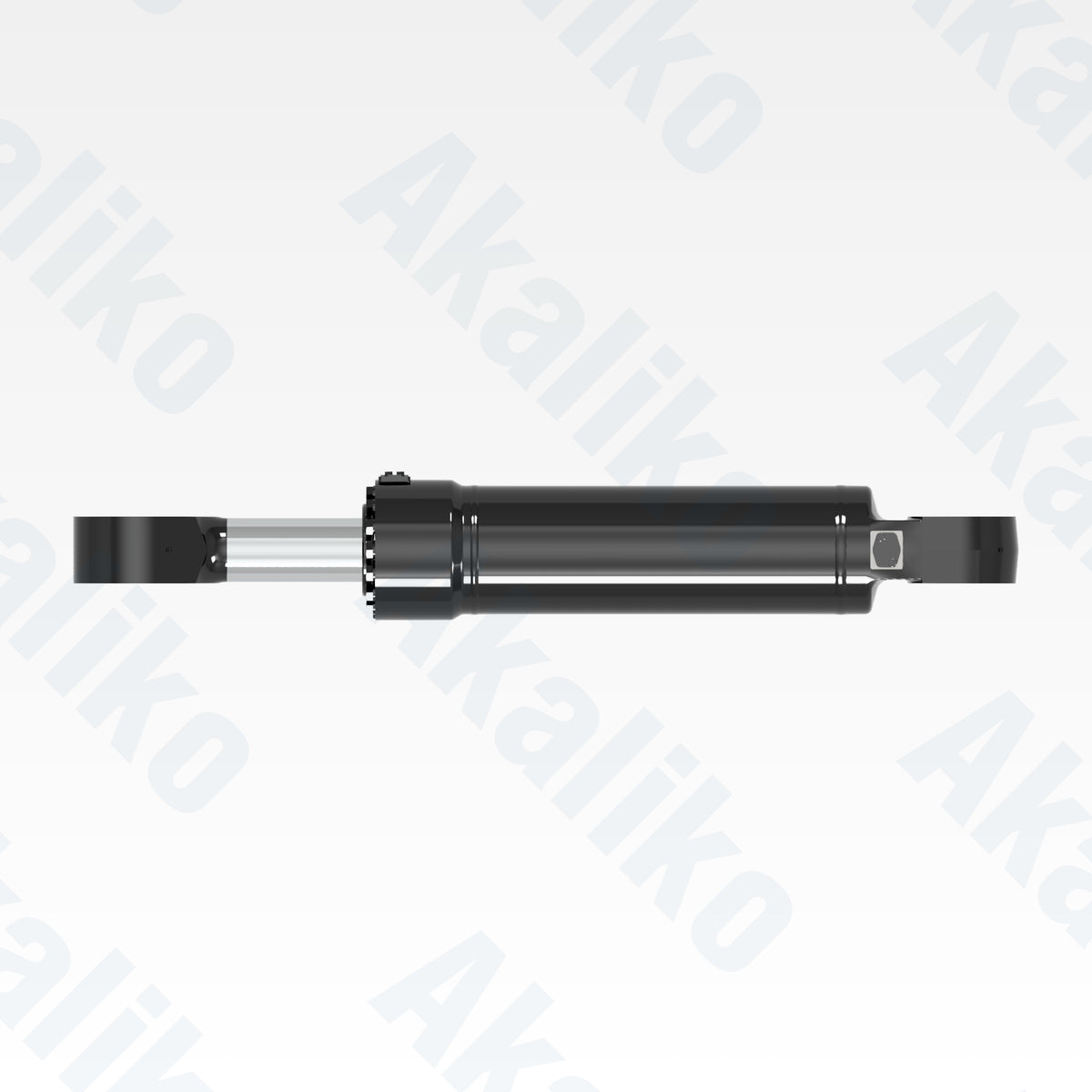 Top view of replacement tilt hydraulic cylinder for Caterpillar 994K wheel loader, OEM part number 416-4018
