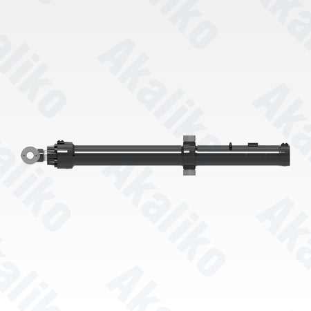 Side view of replacement blade lift hydraulic cylinder for Caterpillar D10 track dozer, OEM part number 570-1647
