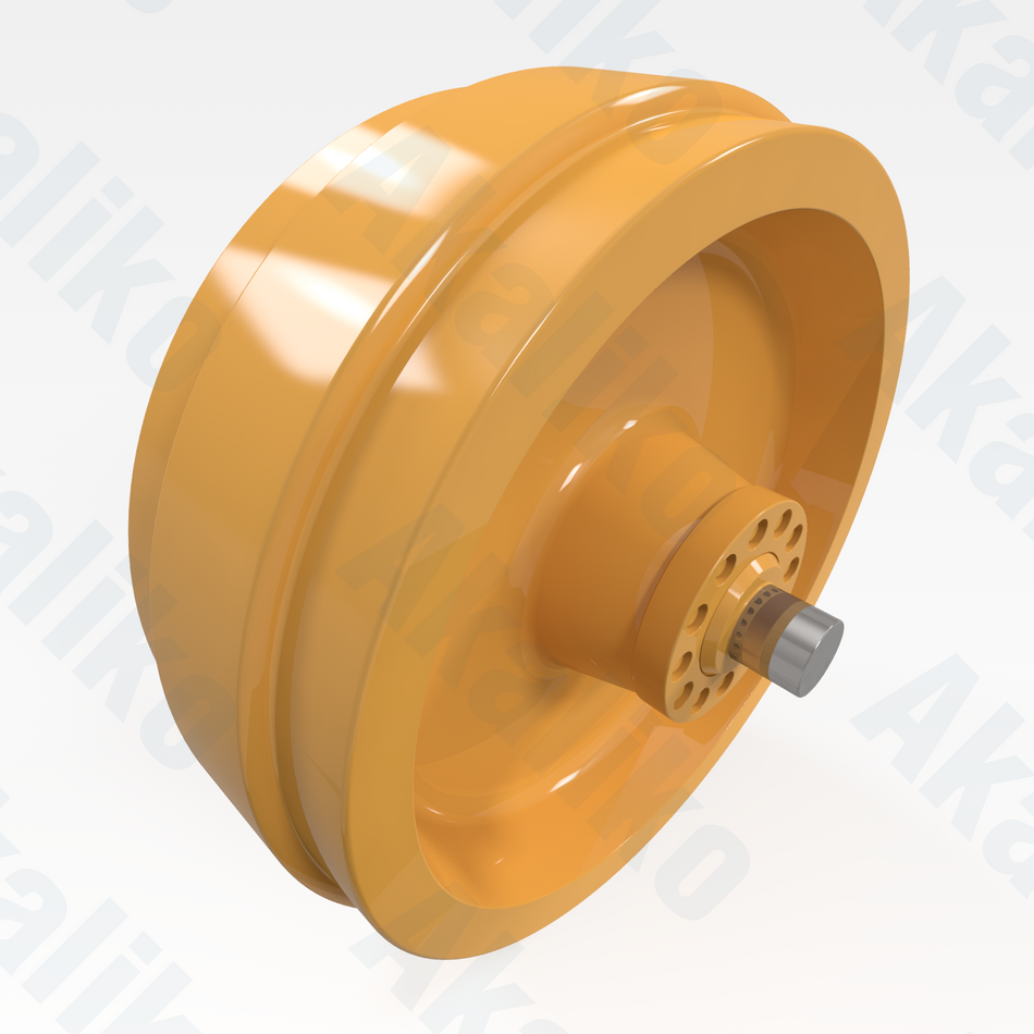 Replacement/aftermarket brand new idler for Caterpillar D10/D10R/D10T track dozer.
