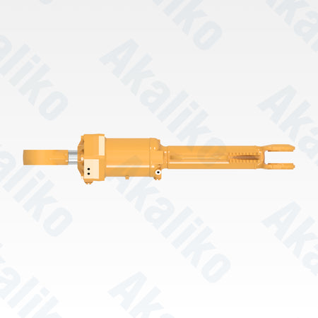 Top view of replacement blade tilt hydraulic cylinder for Caterpillar D10T track dozer, OEM part number 232-0653