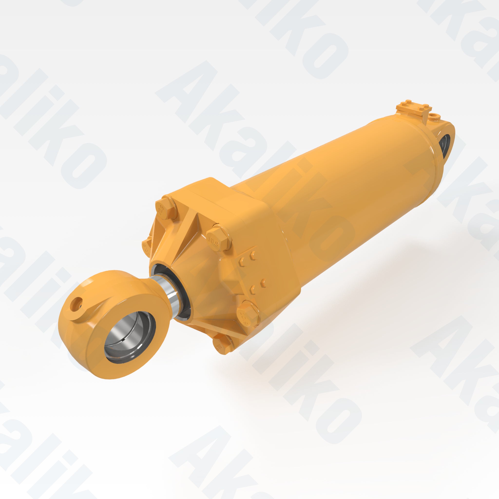 Replacement ripper lift hydraulic cylinder for Caterpillar D10T track dozer, OEM part number 192-6446, aftermarket heavy equipment parts