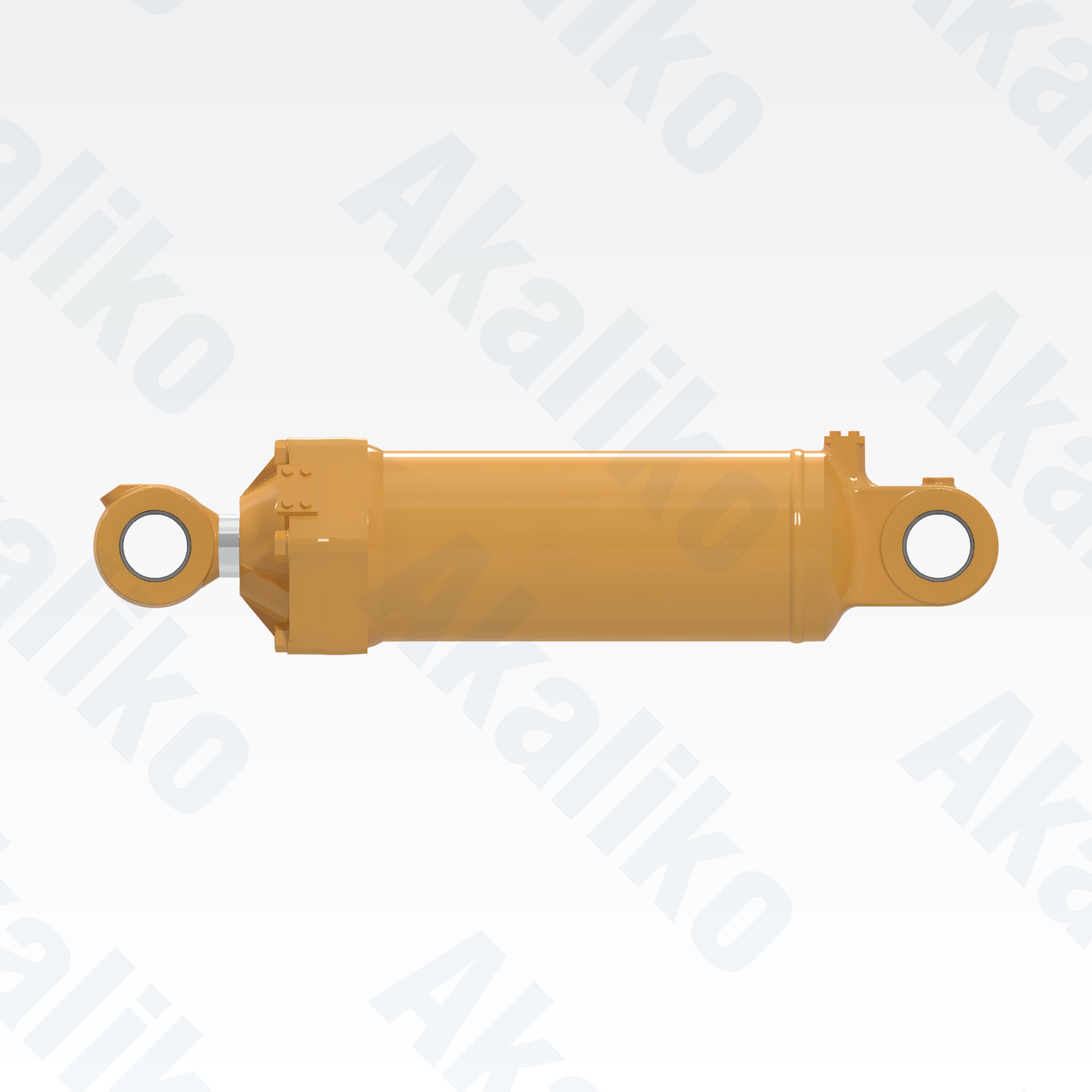 Side view of replacement ripper lift hydraulic cylinder for Caterpillar D10T track dozer, OEM part number 192-6446